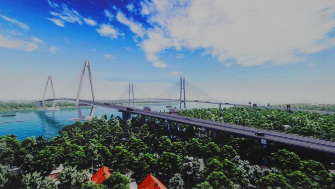 Cầu Mỹ Thuận 2 hơn 1.320 tỷ đồng dự kiến hoàn thành tháng 12/2023 - Ảnh 1. Cầu Mỹ Thuận 2 hơn 1.320 tỷ đồng dự kiến hoàn thành tháng 12/2023 - Ảnh 1.